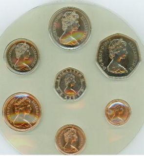 1982 1/2 1 2 5 10 20 50 p pence BUNC GB UK Brilliant Uncirculated Coin