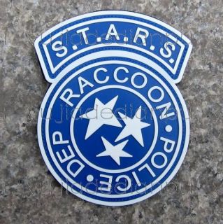   Evil   Raccoon PD STARS BEDGE PVC 3D Rubber Velcro Patch GITD 2 Colors