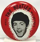 Beatles 1964 Paul McCartney Original Green Duck Pinback Button
