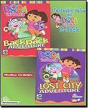DORA THE EXPLORER 2 PC Software Game Set NEW in Box Lost City 