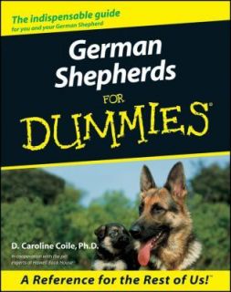 German Shepherds for Dummies PETS BOOK DOG