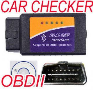   Wireless Bluetooth OBD2 ODB II Scan Tool Checker Detection ScanMaster