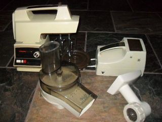 Vintage Oster Mixer with Grinder, Snoflake Ice Crusher & Shredder 
