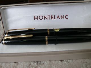 mont blanc pen and pencil set