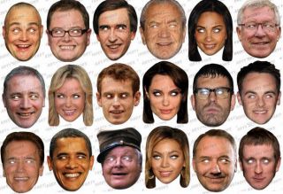 Celebrity Face Masks. High Quality.