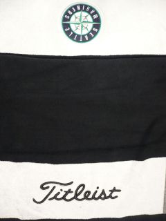   Seattle Mariners Custom MLB Golf Titleist Players Towel Team Logo