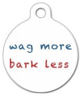   Less   Custom Pet ID Tag for Dogs and Cats   Dog Tag Art   LARGE S