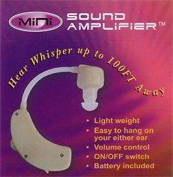 BEHIND THE EAR SOUND AMPLIFIER HEARING AID / AIDS