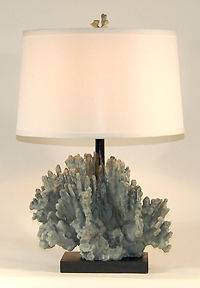 23 High Regina Andrew Blue Grey Faux Coral Table Lamp