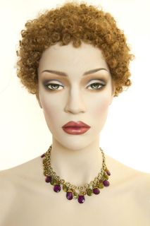 Small Tight Ringlets Short Afro Style Brunette Red Curly Wigs Avail in 