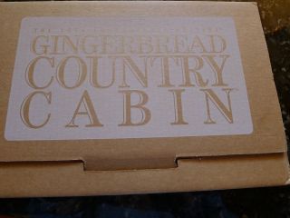 Longaberger 1996 Country Cabin Gingerbread House Mold