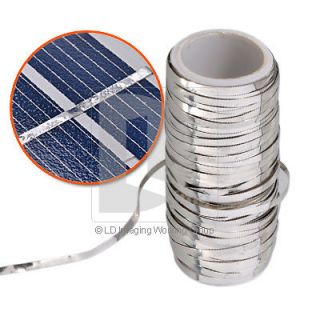 50 feet 1.6mm*0.12m Lead free Tabbing Wire Fr Solar Panel DIY Cell 