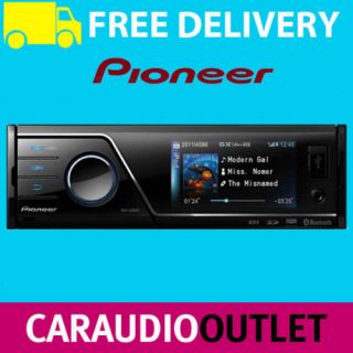 Pioneer MVH 8300BT Bluetooth Car Stereo Hands Free Media Receiver USB 