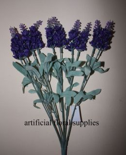   artificial lavender flower bush fab 4 planters & hanging baskets