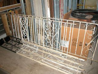 USED WROUGHT IRON RAILINGS AND POSTS, USED IN GREAT CONDITION