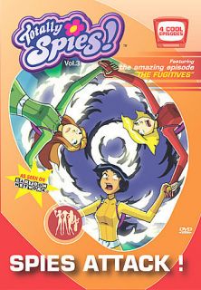 Totally Spies Spies Attach Vol 3 USA DVD with 4 episodes