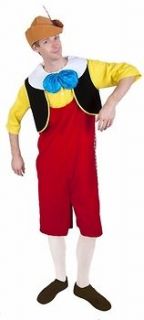 Adult Pinocchio Halloween Holiday Costume Party (Size Standard)