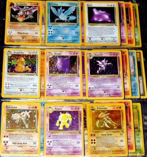 POKEMON CARDS FOSSIL SET HOLOS/RARES CHOOSE YOUR CARD