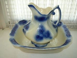 vintage pitcher and bowl set in Pottery & Glass