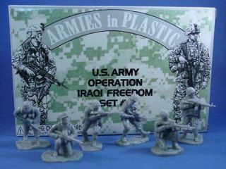 18 Toy Soldiers Modern Warfare Iraqi Freedom Set Armies in Plastic 1 