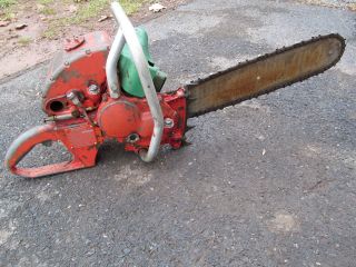HOMELITE PARTS CHAINSAW MODEL 17 WITH 20 BAR NICE CLEAN SAW