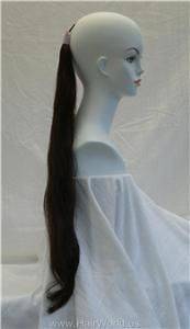 Pale Blond Human Hair Extension 30 Long Ponytail #613