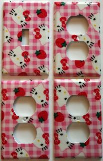   Light Switch/Outlet Double Plate Girls Bedroom Wall Decor Baby Girl