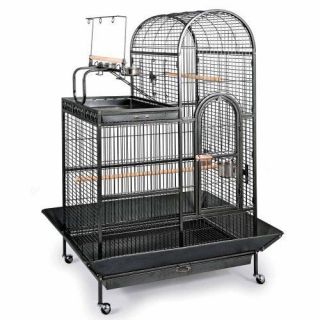 Prevue Deluxe Parrot Dometop Cage with Playtop
