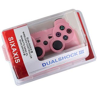 Hot sale 1pcs Perfect Pink Bluetooth Wireless Game Controller For Sony 