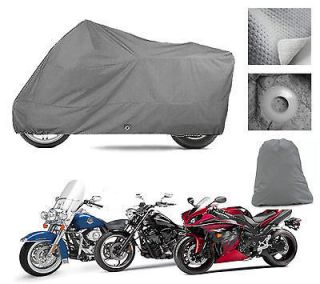 HEAVY DUTY FLEECE LINED Motorcycle Cover Victory Touring Cruiser