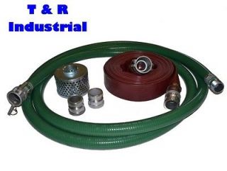Green FCAM x MP Water Suction Hose Complete Kit w/25 Red 