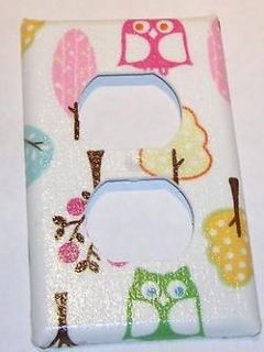 BROOKE Owl Girls Outlet Cover mw Pottery Barn Kids