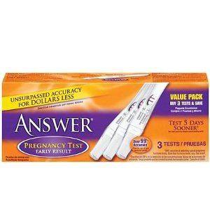 answer pregnancy test in Pregnancy Tests