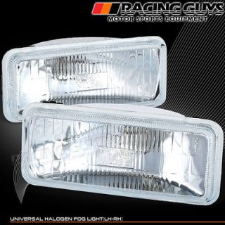 UNIVERSAL EURO CLEAR CHROME H4352 BULB SPEC HEADLIGHTS LAMPS NEW PAIR 