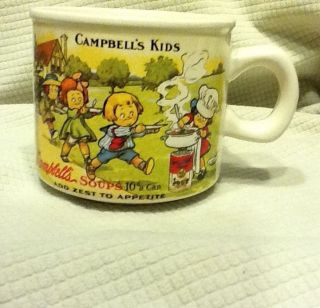 Westwood Campbells Kids Coffee Mug Cup 1910 Souvenir Postcard Replica 