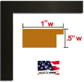 inch Thin Black Solid Picture frames Poster frames