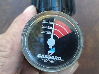 6V97 PROPANE TANK GAUGE, GASGUARD, MADE IN ITALY, GOOD CONDITION