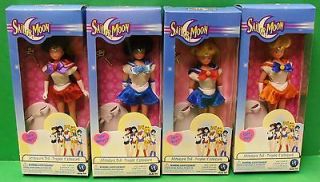 NRFB Lot of 4 Adventure Dolls Sailor Moon Mercury Mars and Venus MIB 