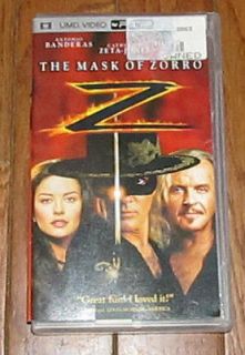 UMD. Video for PSP Movie The Mask of Zorro DVD Picture Quality