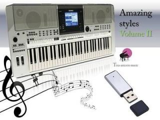 PSR S910 USB Stick+AMAZ​ING Song Styles VOLUME 2 NEW