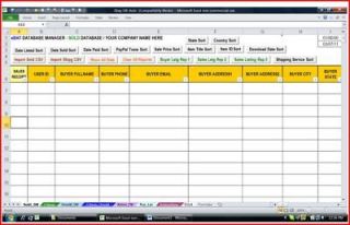  Auto CSV  Database Excel Template Program