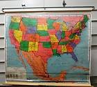   Political WF 1 United States Pull Down Map Overlay School #13