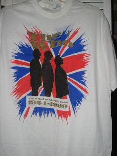 THE WHO Vintage The Kids Are All Right Tour 1989 Tee Shirt New XL