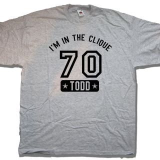 TRIBUTE TO TODD RUNDGREN T SHIRT   IM IN THE CLIQUE CULT ROCK 