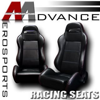   & Red Stitch Racing Seats+Sliders New 18 (Fits: Volkswagen Beetle