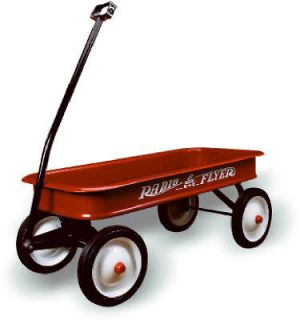 RADIO FLYER 18 CLASSIC RED STEEL WAGON W RUBBER TIRES