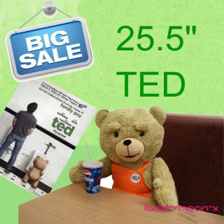   Bear / Mans Ted Bear Plush Doll with Apron ACTUAL SIZE IN MOVIE
