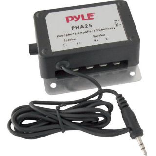 New Pyle PHA25 3.5mm / 1/8 2 Channel 300 Watt Stereo Audio Amplifier 