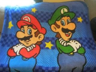 Brand New Super Mario Throw Blanket