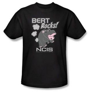 Licensed CBS NCIS Bert Rocks Adult Shirt S 3XL